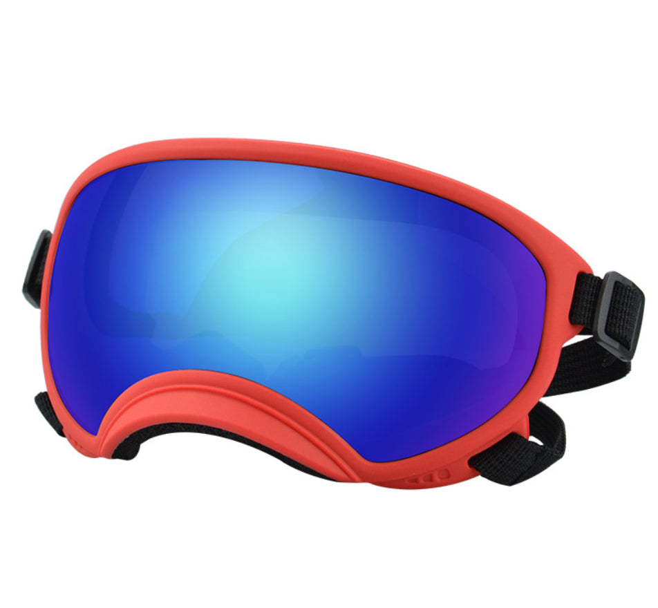 KFX-2552765 Ski Dog Goggles with Double Layer Anti-Fog Lens for Wind and Sand Protection