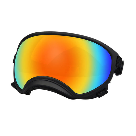 KFX-2552765 Ski Dog Goggles with Double Layer Anti-Fog Lens for Wind and Sand Protection