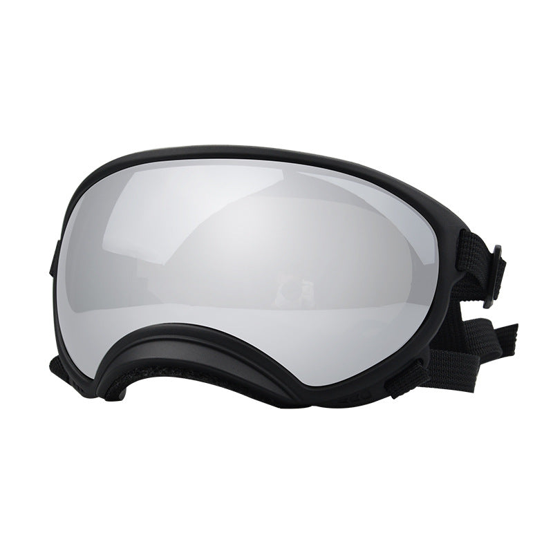 KFX-2552765 Ski Dog Goggles with Double Layer Anti-Fog Lens for Wind and Sand Protection