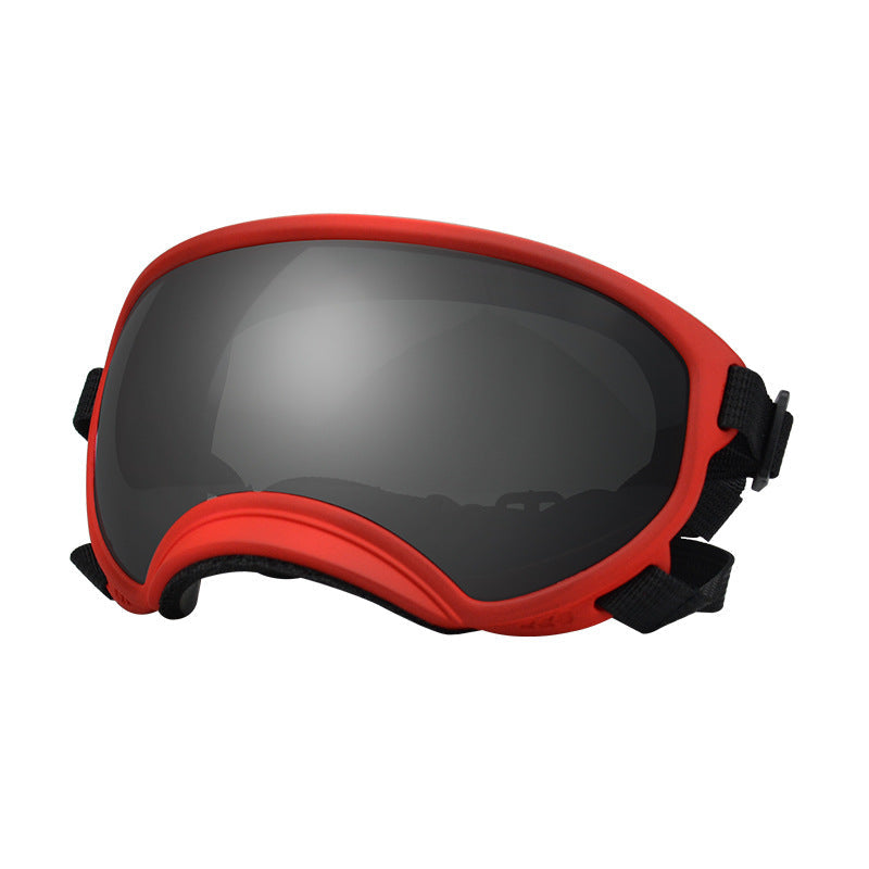 KFX-2552765 Ski Dog Goggles with Double Layer Anti-Fog Lens for Wind and Sand Protection