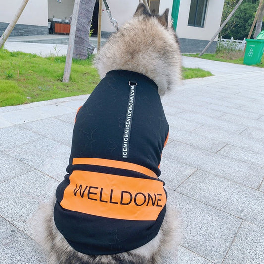 KFX-2615997 Parent-Child Matching Orange Cotton Sweater Set for Fashion-forward Families