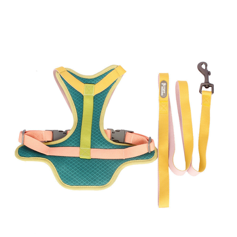 KFX-2625725 Adjustable Dog Chest Strap Leash for Comfortable and Breathable Fit