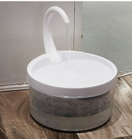 KFX-2661053 Swan Neck Automatic Pet Drinking Fountain with 2L Capacity and High-Efficiency Filtration System
