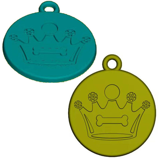 KFX-2679101 Anti-Lost Pet ID Card Tag - Durable Zinc Alloy for General Use