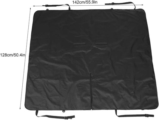 KFX-2773821 Extra Large Waterproof Car Cushion for Dogs and Cats - Portable, Foldable Back Seat Mat with 4 Handles