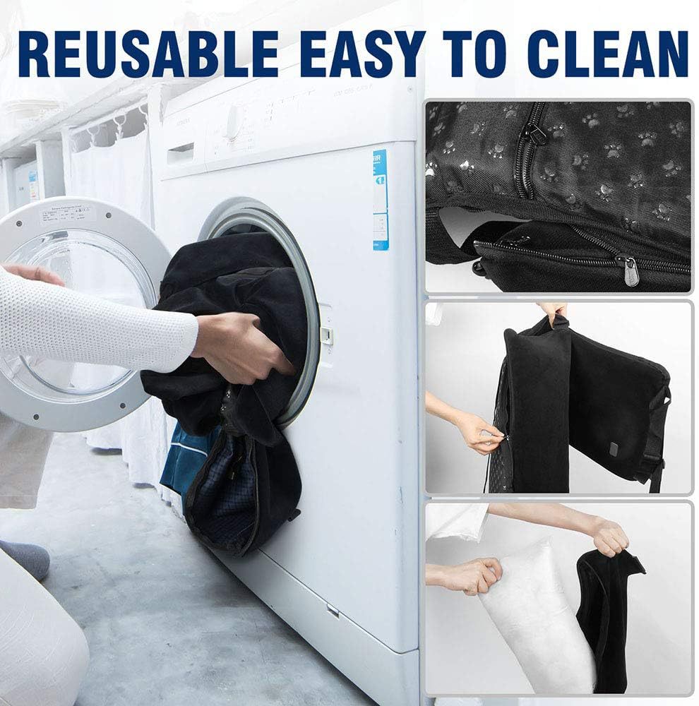 KFX-3134269 Breathable Pet Car Hanging Bag with Waterproof Cushion for Dog Comfort and Safety