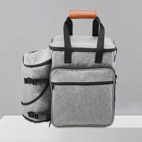 KFX-3170237 Pet Travel Bag - Medium to Hard Oxford, 6-7L Capacity, Cationic Fabric, Size 43x24x54cm, Plain Design