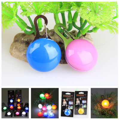 KFX-3170621 LED Clip-On Night Light Pendant for Pet Collars - Flashing Safety Light with 3 Modes, Weather Resistant
