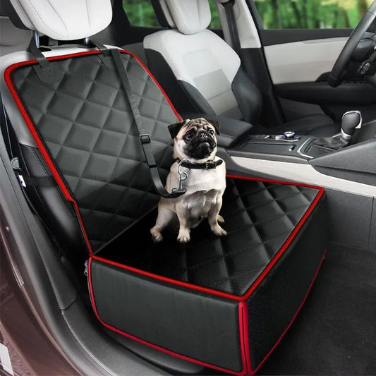 KFX-3265341 Non-Slip Dog Front Seat Pad with Anti-Dirt Design, Durable Pet Car Accessory, Easy to Clean, 42x42x20cm
