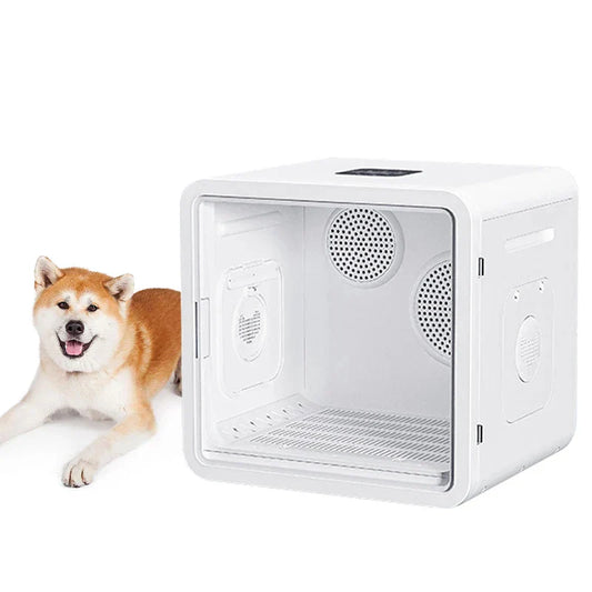 KFX-333331 Automatic Pet Grooming Dryer Box with Adjustable Speed, Temperature Control, and Low Noise for Cats and Dogs