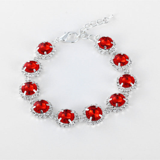 KFX-3498301 Rhinestone Dog Necklace with Extension Chain in Multiple Colors