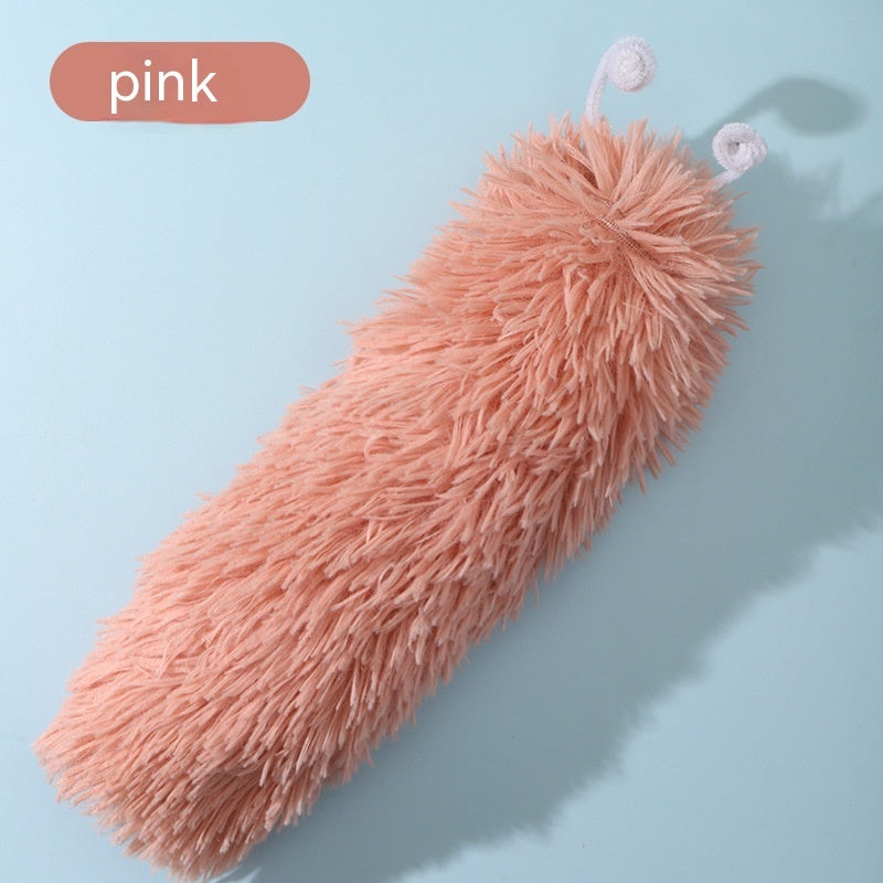KFX-3766205 Plush Caterpillar Cat Toy for Stress Relief, Bite-Resistant, 36cm in Rubber Pink, Beige, Grass, Cement Gray, Noble Purple