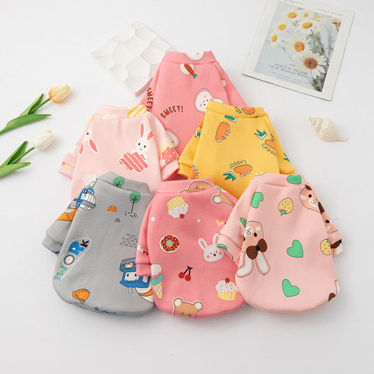 KFX-3807165 Cozy Polyester Dog Sweater in Fun Patterns for All Sizes