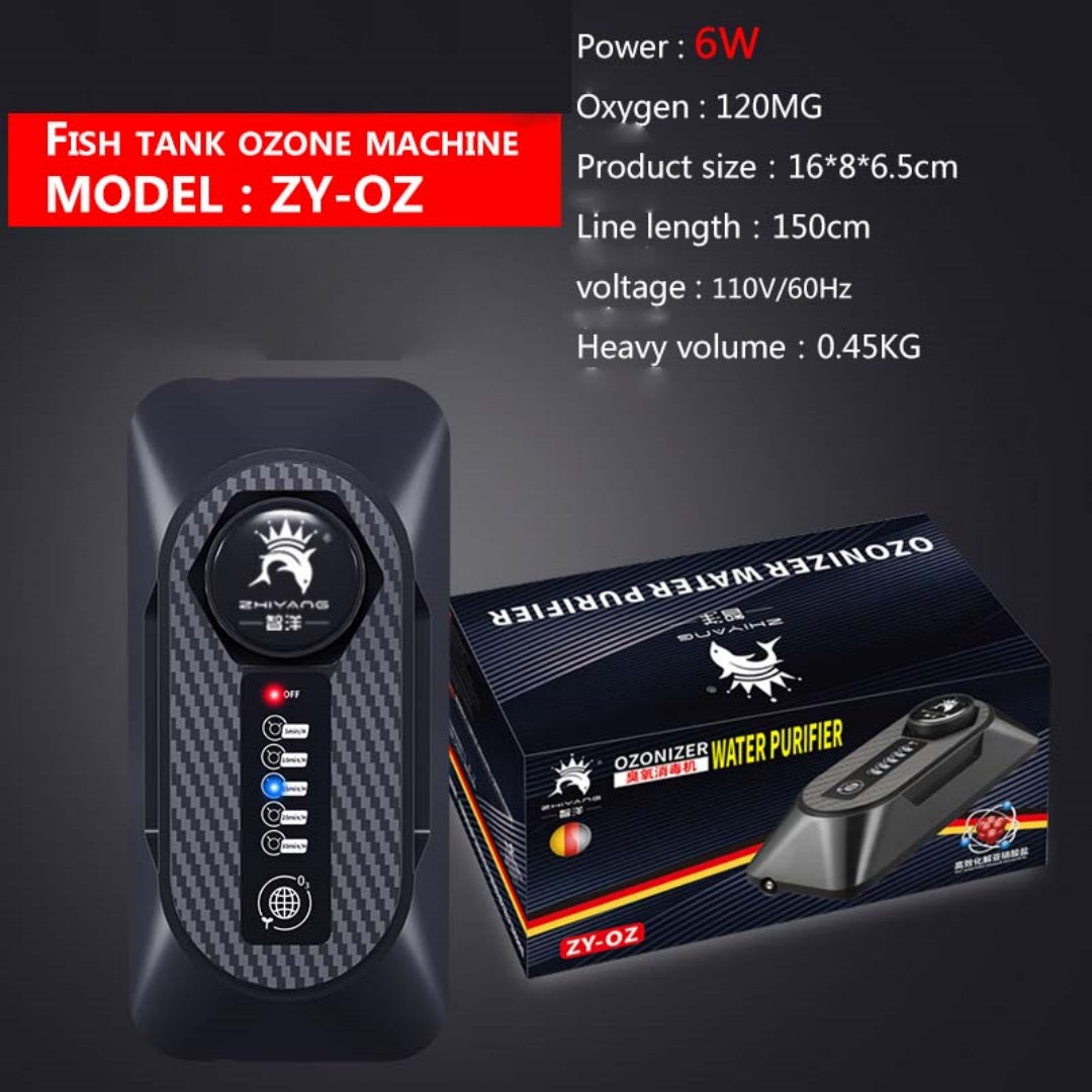 KFX-3903677 Ozone Generator for Fish Tanks and Ponds – Water Purification, Algae Control, and Odor Removal Device