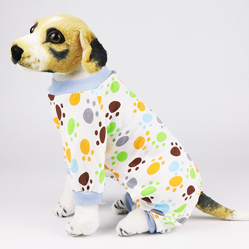 KFX-4065085 Cotton Dog Pajamas in Various Fun Designs for Four-Legged Comfort