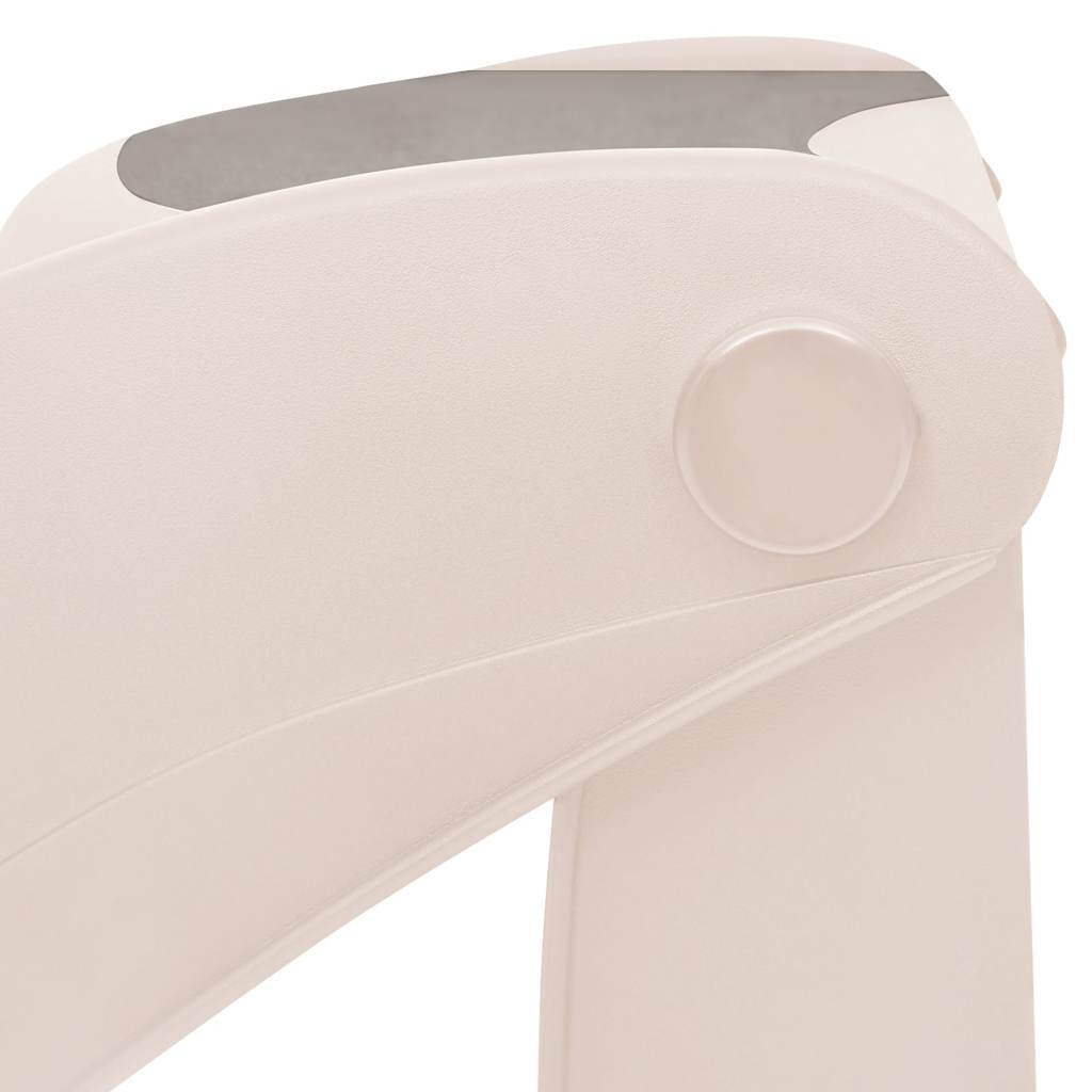 KFX-4090557 Cream 3-Step Foldable Dog Staircase for Easy Access to Cars and Sofas