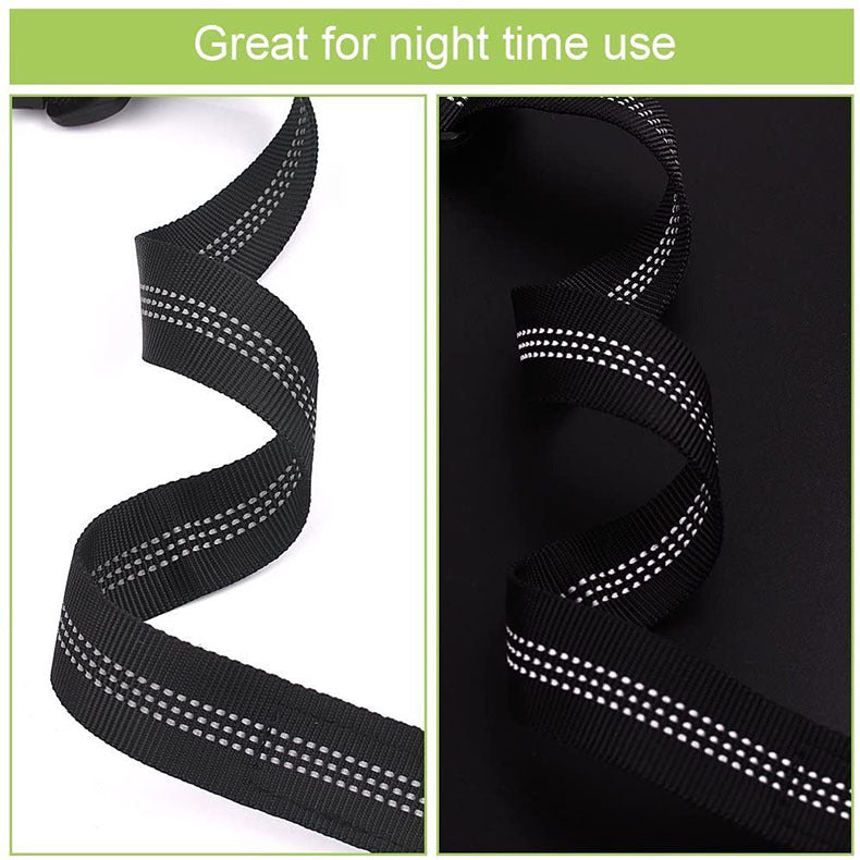 KFX-4160573 Pet Car Seat Belt for Two Dogs - Dual-Ended Safety Traction Rope, Adjustable Polyester Design