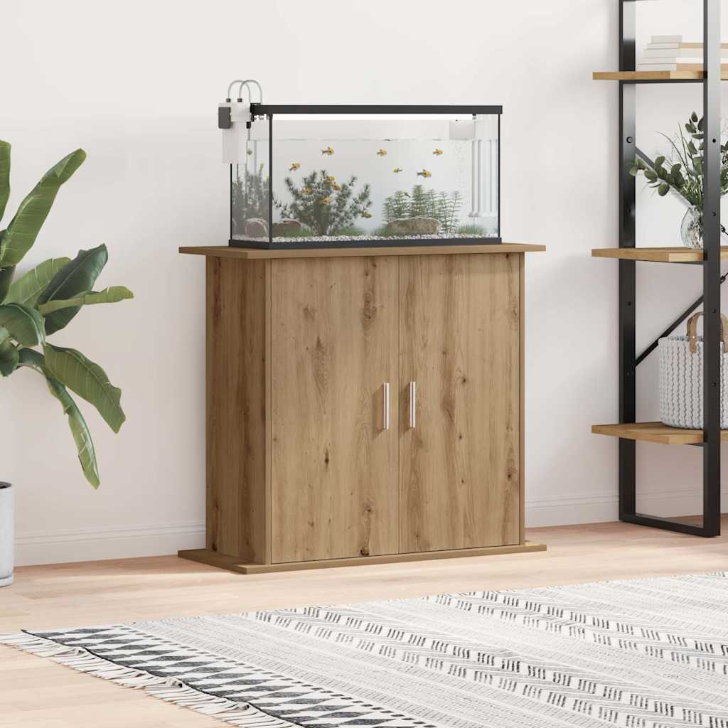 KFX-4165821 Aquarium Stand Sonoma Oak - Engineered Wood, Multiple Sizes Available