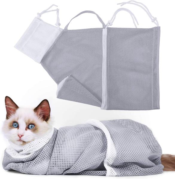 KFX-4322493 Cat Bathing Bag for Easy Home Grooming and Care