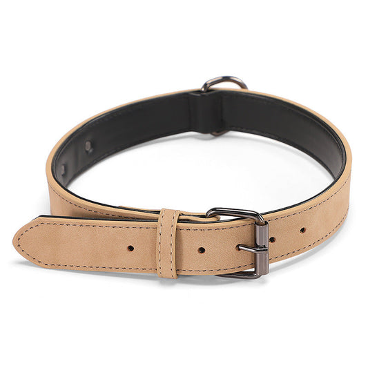 KFX-4338109 Adjustable Microfiber Leather Engraved Dog Collar - Multiple Colors Available