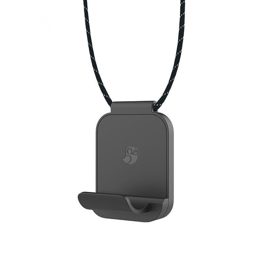 KFX-4389949 Universal Magnetic Lanyard for Sports Cameras - Durable Black Plastic Design