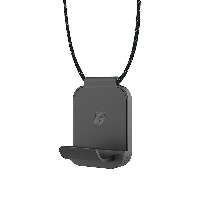 KFX-4389949 Universal Magnetic Lanyard for Sports Cameras - Durable Black Plastic Design