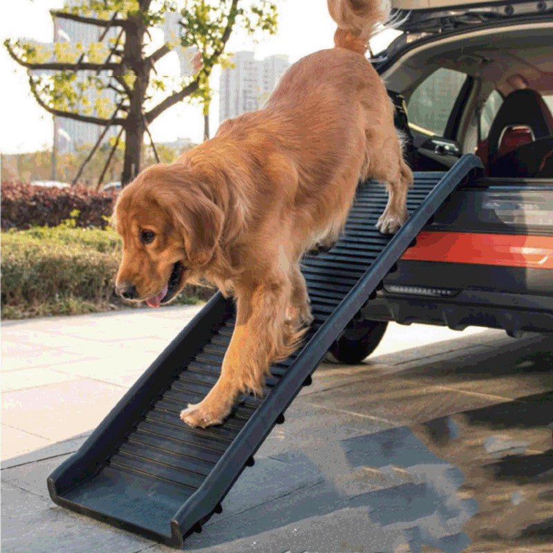 KFX-4449213 Non-Slip Plastic Pet Folding Ramp for Easy Access and Safety