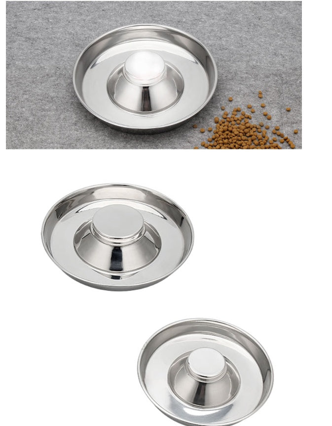 KFX-4565693 Stainless Steel Pet Food Bowl for Dogs and Cats - Available in 26cm, 30cm, and 34cm Sizes