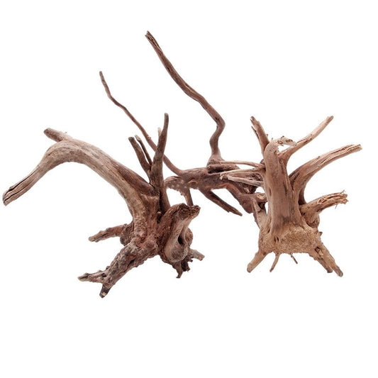 KFX-4624573 Sunken Tree Root Aquarium Decoration - Natural Wood Landscape Ornament for Fish Tanks