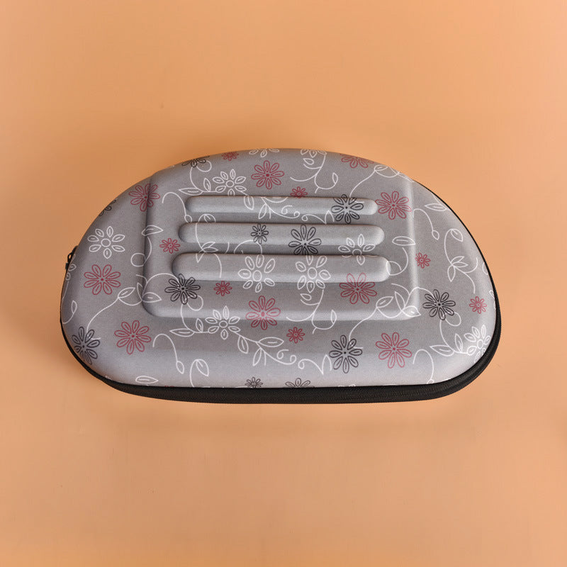 KFX-4640445 Folding Straddle Bag for Pets - Breathable Large Dog Cage Backpack in Pink, Gray, and Yellow, Available in Small and Large Sizes