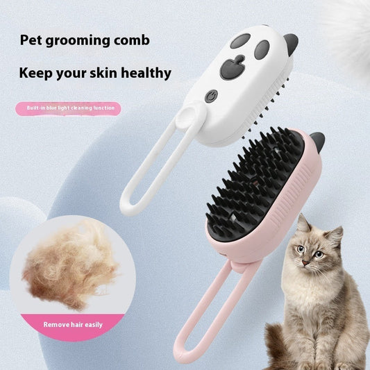KFX-4682941 Pet Massage Spray and Hair Removal Tool with Rotating Comb Options