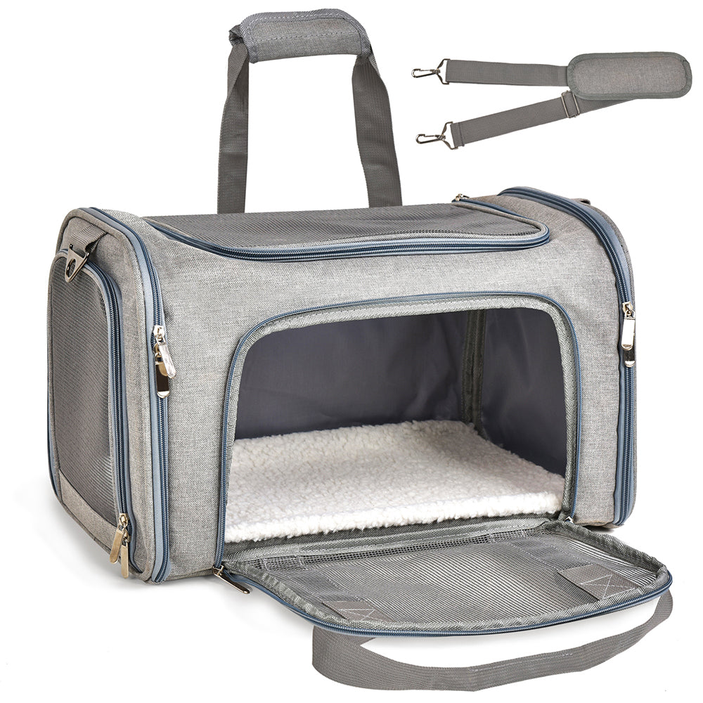 KFX-4758589 Portable Waterproof Pet Carrier Bag with Removable Pad - Two Sizes Available
