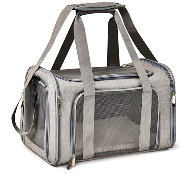 KFX-4758589 Portable Waterproof Pet Carrier Bag with Removable Pad - Two Sizes Available