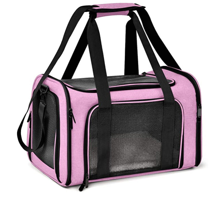 KFX-4758589 Portable Waterproof Pet Carrier Bag with Removable Pad - Two Sizes Available