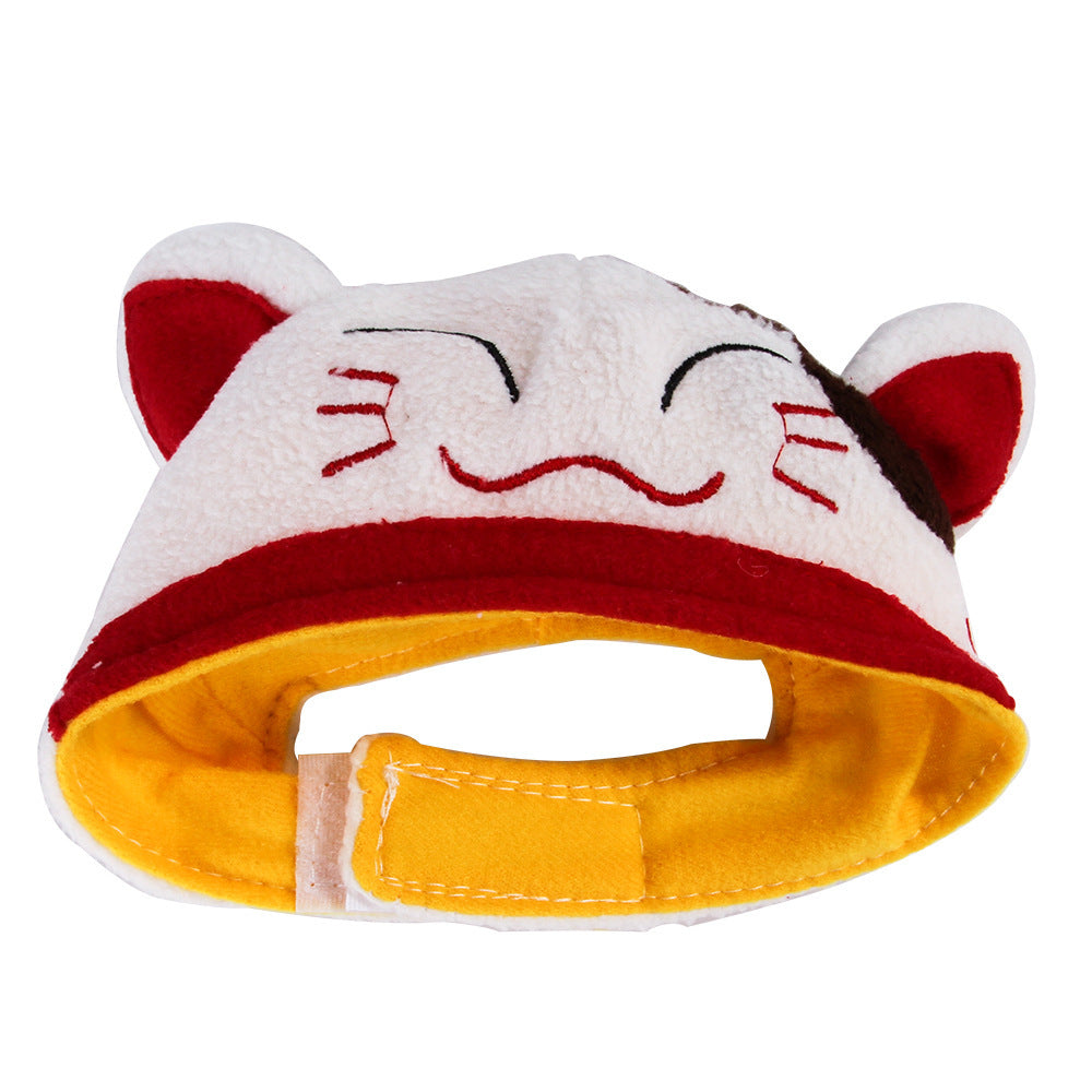 KFX-4811197 Cartoon-Style Warm Hat for Cats and Dogs - Fun Pet Costume Accessory
