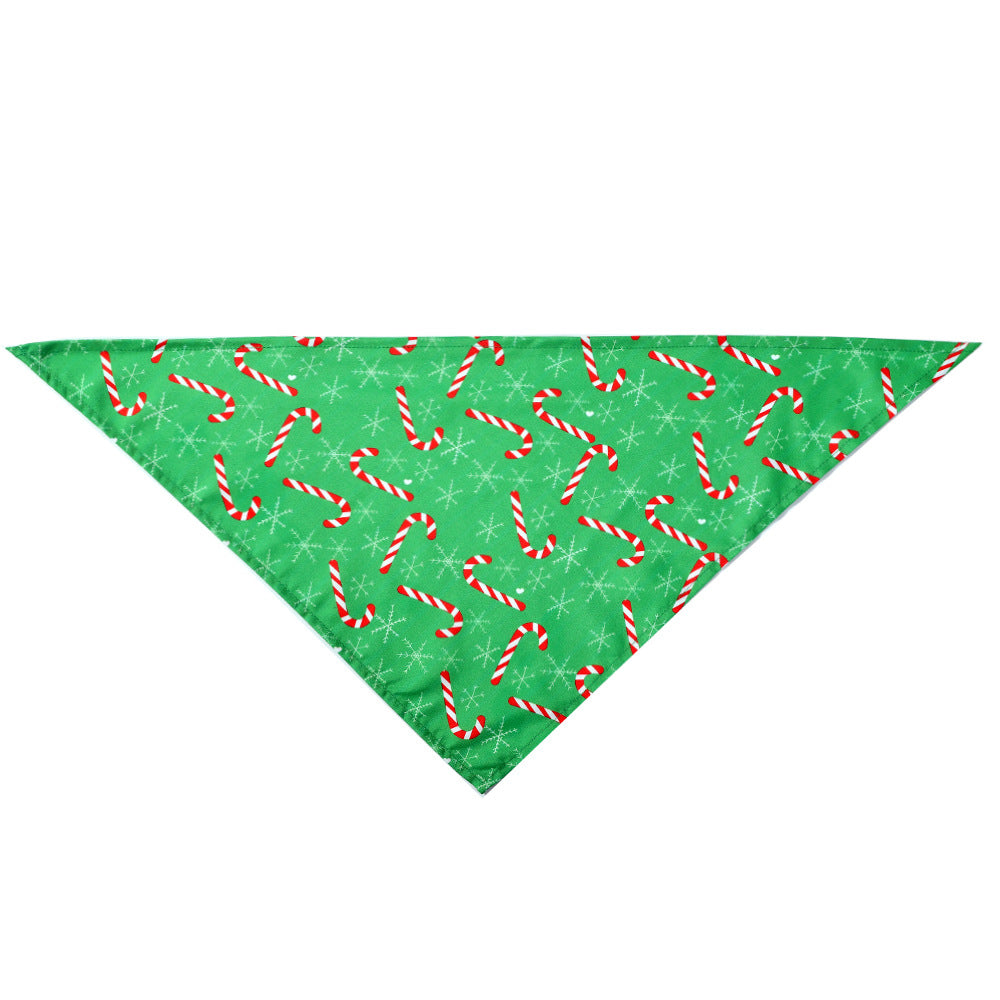 KFX-4884029 Stylish Christmas Pet Scarf for Dogs and Cats - Festive Designs Available, Neck Size 20-46CM