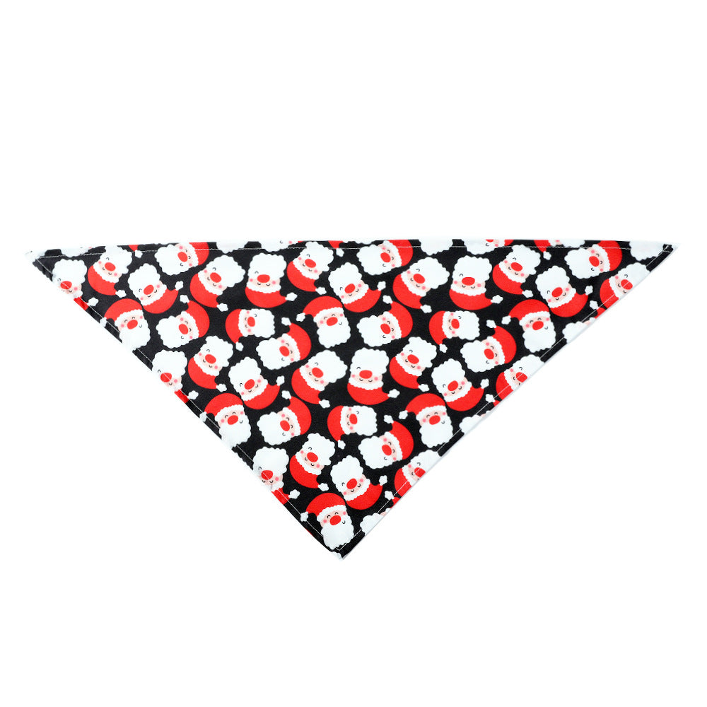 KFX-4884029 Stylish Christmas Pet Scarf for Dogs and Cats - Festive Designs Available, Neck Size 20-46CM