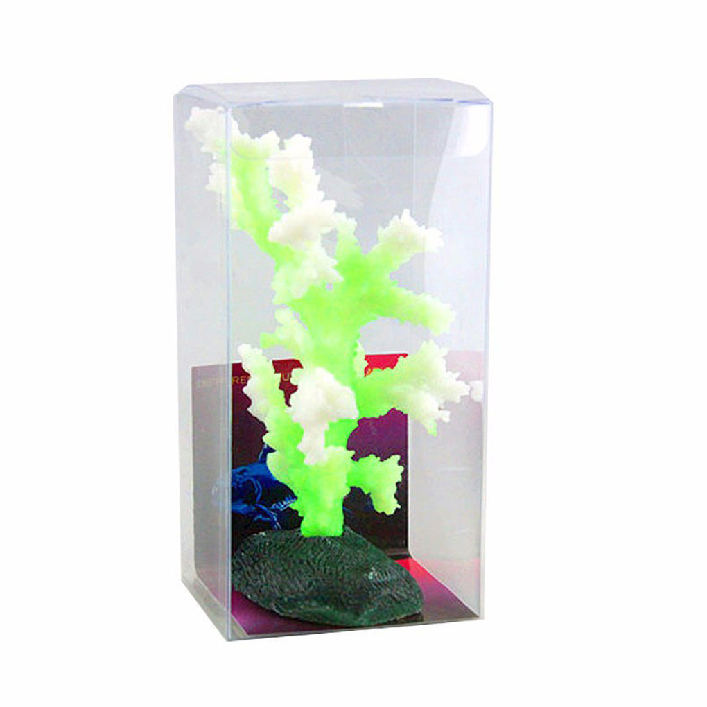 KFX-4886717 Artificial Coral Tree - SH205S (14x11x9cm) & SH202B (7x7x9cm) - Decorative Plastic Flower Accent