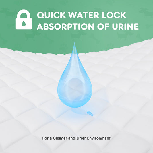 KFX-4902589 Leak-Proof Quick-Drying Absorbent Puppy Pads - Multiple Sizes Available