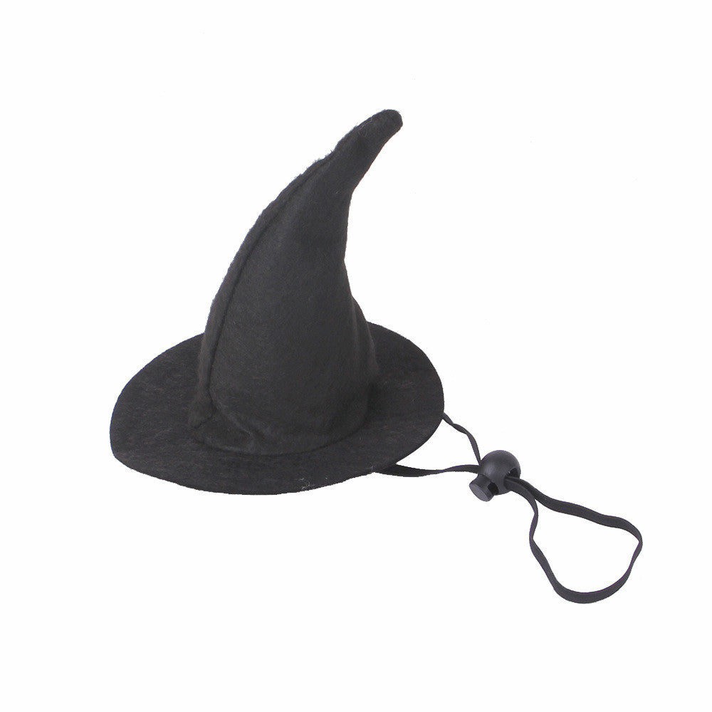 KFX-5007805 Smiling Pumpkin Cat Halloween Hat - Woven Cloth Headgear for Pets