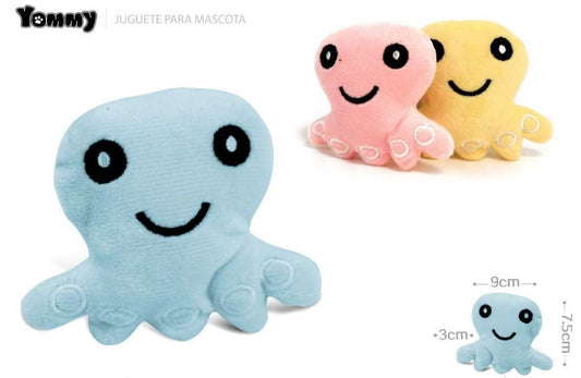 KFX-5056701 Interactive Cat Toy Octopus with Plush Tentacles