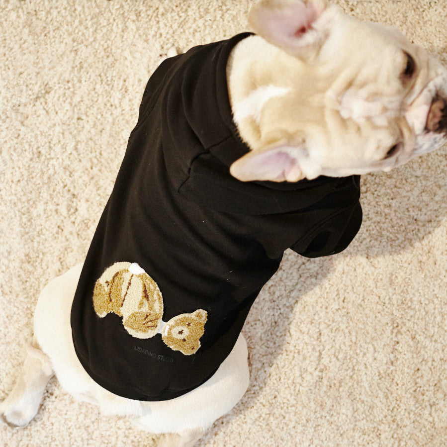 KFX-5085117 Parent-Child Winter Bear Sweater in Coral Fleece for Dogs