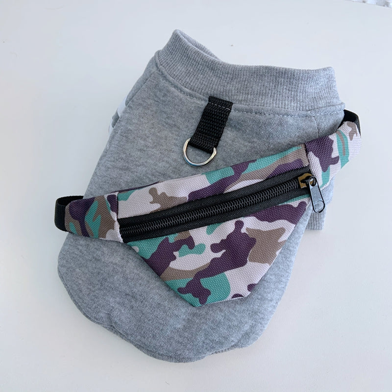 KFX-5216189 Cozy Cotton Dog Hoodie Coat for Autumn and Winter, Sleeved Design, Available in Multiple Sizes