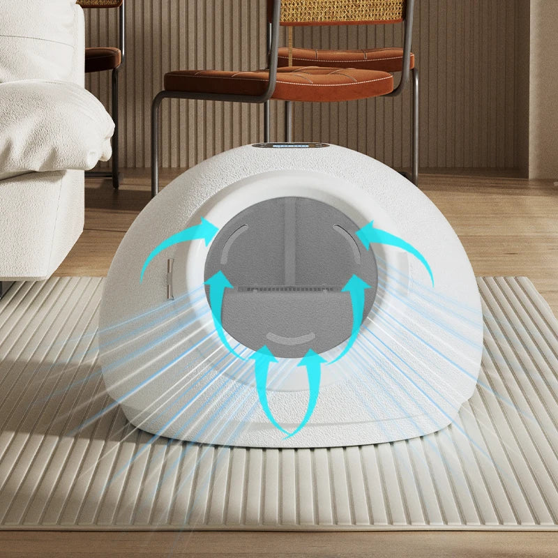 KFX-531091 55L Pet Blow Dryer Box with 4-Speed Fan, Low Noise, 800W, Suitable for Dogs and Other Small Animals