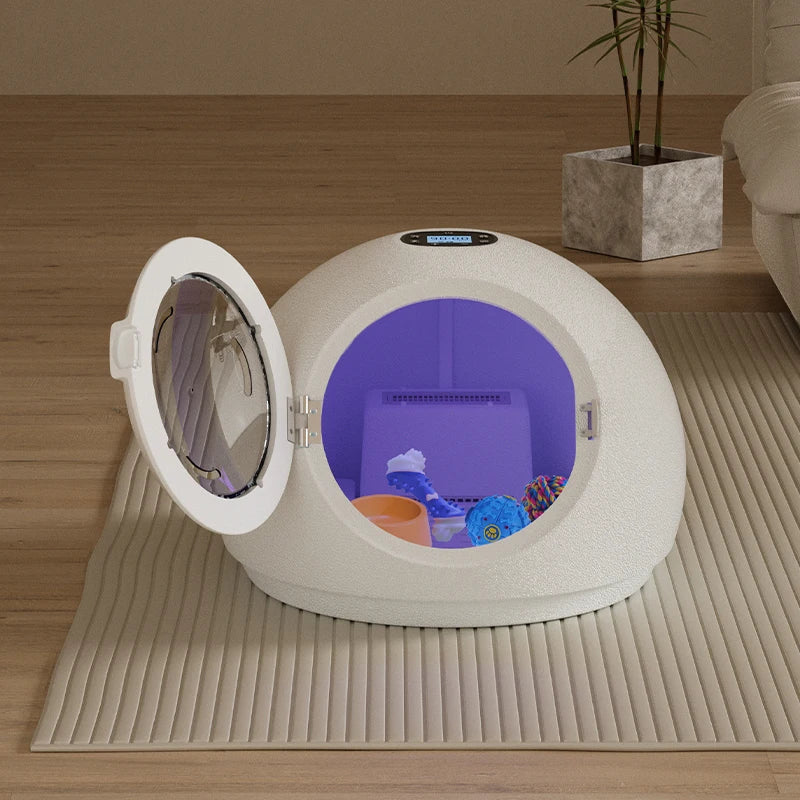 KFX-531091 55L Pet Blow Dryer Box with 4-Speed Fan, Low Noise, 800W, Suitable for Dogs and Other Small Animals