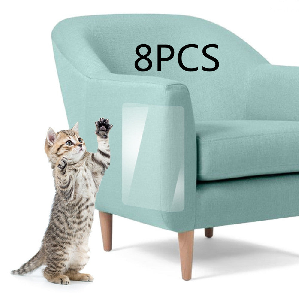 KFX-5319357 Furniture Chair Anti-Scratch Protective Stickers - 4 PCS, White Plastic, 440*300MM