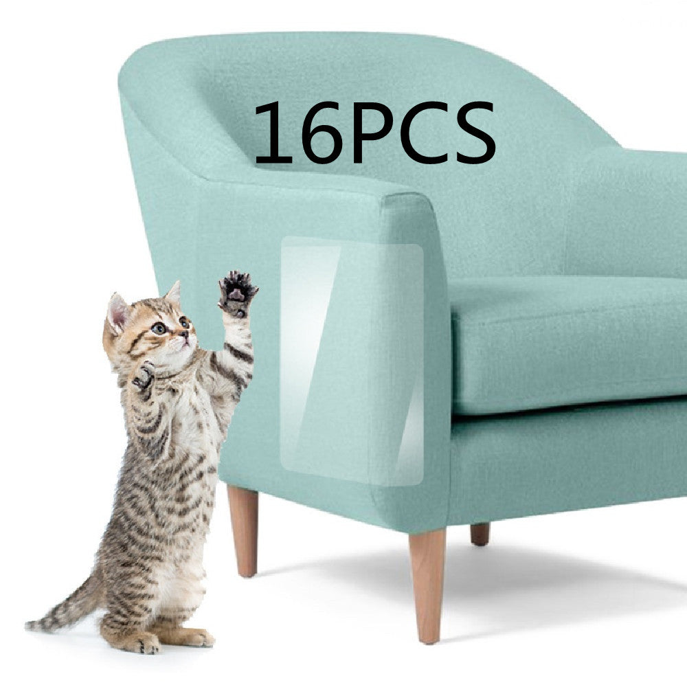 KFX-5319357 Furniture Chair Anti-Scratch Protective Stickers - 4 PCS, White Plastic, 440*300MM