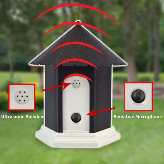 KFX-5405245 Ultrasonic Bark Control Device for Outdoor Use - Waterproof and Durable, 3 Sensitivity Levels