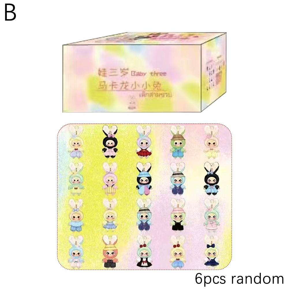 KFX-5417149 Plush Blind Box Doll Set - Creative Decorative Hangings, Cute and Fun Collectible Toys