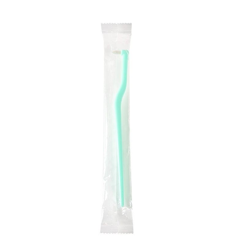 KFX-5666749 Soft-Fur Pet Toothbrush in Red, Blue, Green, and Yellow - Gentle Cleaning Essential